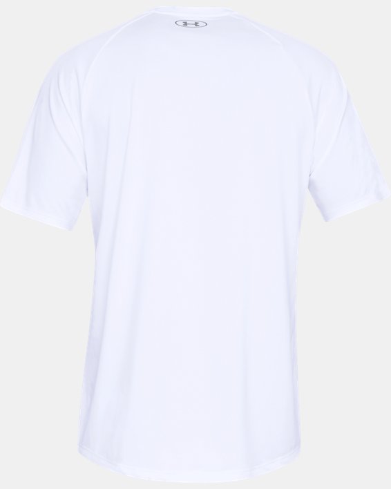 Men's UA Tech™ 2.0 Short Sleeve, White, pdpMainDesktop image number 5